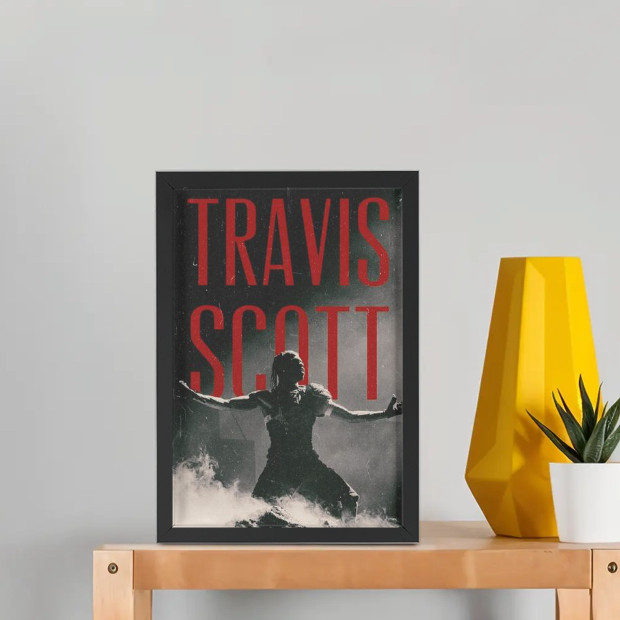 Travis Scott Framed Poster