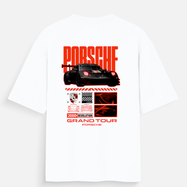 Porsche Unisex Oversized Standard T-Shirt