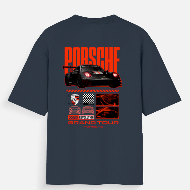 Porsche Unisex Oversized Standard T-Shirt