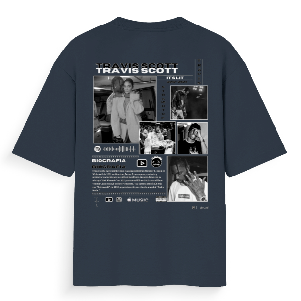Travis Scott Unisex Oversized Standard T-Shirt