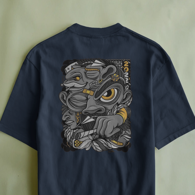 Unisex Graphic Printed Oversized T-Shirt
