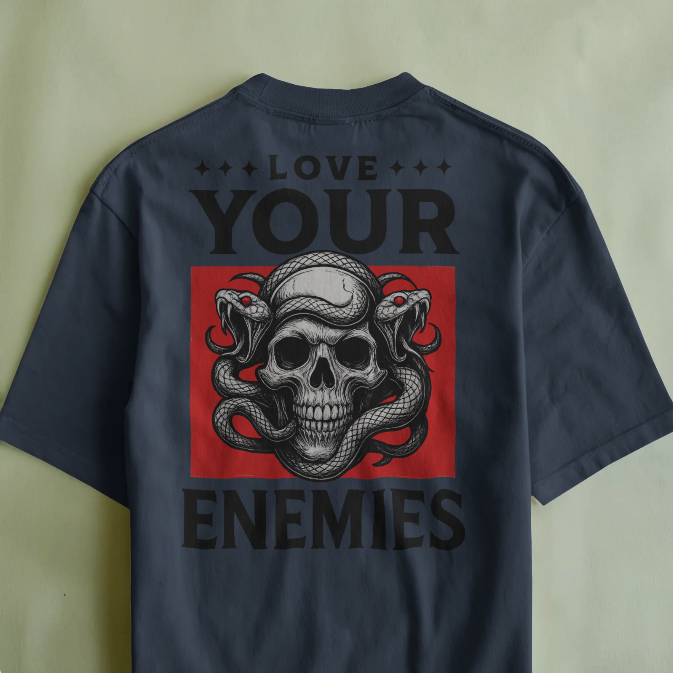 Love Your Enemies Unisex Oversized T-Shirt