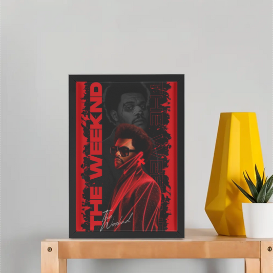 The Weeknd Framed A4 Sized Poster