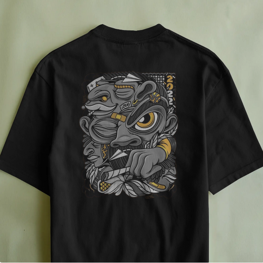 Unisex Graphic Printed Oversized T-Shirt