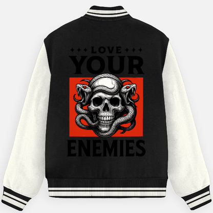 Love Your Enemies Unisex Varsity Jacket